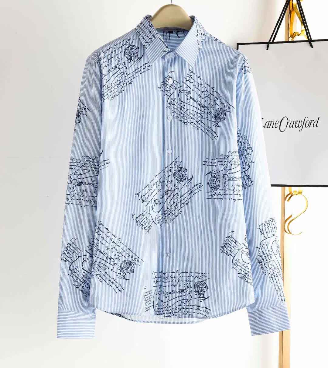 Mens Designer Shirts Brand Clothing Men Long Sleeve Dress Shirt Hip Hop Style High Quality Cotton 2022 New Arrival 103, Blue
Mens Designer Shirts Brand Clothing Men Long Sleeve Dress Shirt Hip Hop Style High Quality Cotton 2022 New Arrival 103, Blue