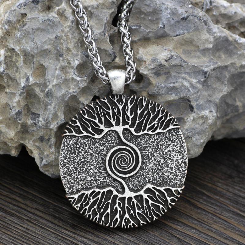 Pendant Necklaces Foreign Trade Nordic Myth Viking Yggdrasil Double-Sided Necklace Accessories Long Trendy Men's Wholesale Ornament, Silver
Pendant Necklaces Foreign Trade Nordic Myth Viking Yggdrasil Double-Sided Necklace Accessories Long Trendy Men's Wholesale Ornament, Silver