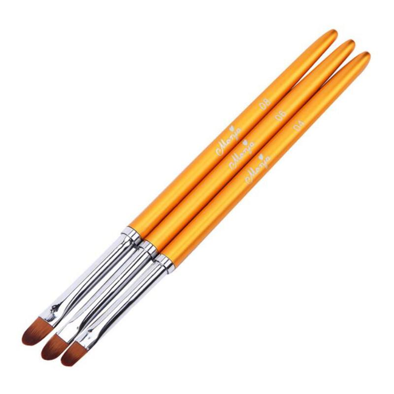 Nail Brushes 3pcs Specialty Art Metal Handle Acrylic UV Gel Extension Builder Petal Flower Painting Drawing Brush Manicure Tools Fashion
Nail Brushes 3pcs Specialty Art Metal Handle Acrylic UV Gel Extension Builder Petal Flower Painting Drawing Brush Manicure Tools Fashion