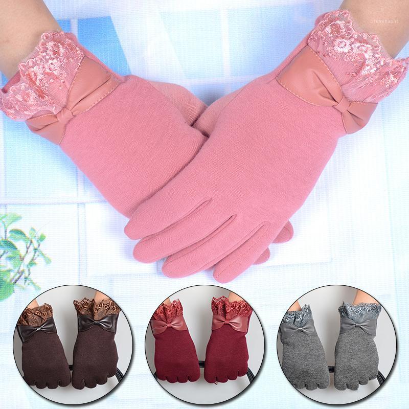 Five Fingers Gloves Winter Female Lace Bow Warm Cute Mittens Thick Plush Wrist Women Touch Screen Driving Christmas Gift
Five Fingers Gloves Winter Female Lace Bow Warm Cute Mittens Thick Plush Wrist Women Touch Screen Driving Christmas Gift