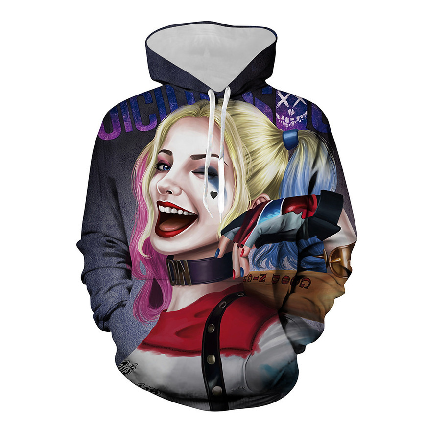 20213d sweater suicide team printed couple hoodie casual breathable hoodie men's sweater j89g, Black
20213d sweater suicide team printed couple hoodie casual breathable hoodie men's sweater j89g, Black