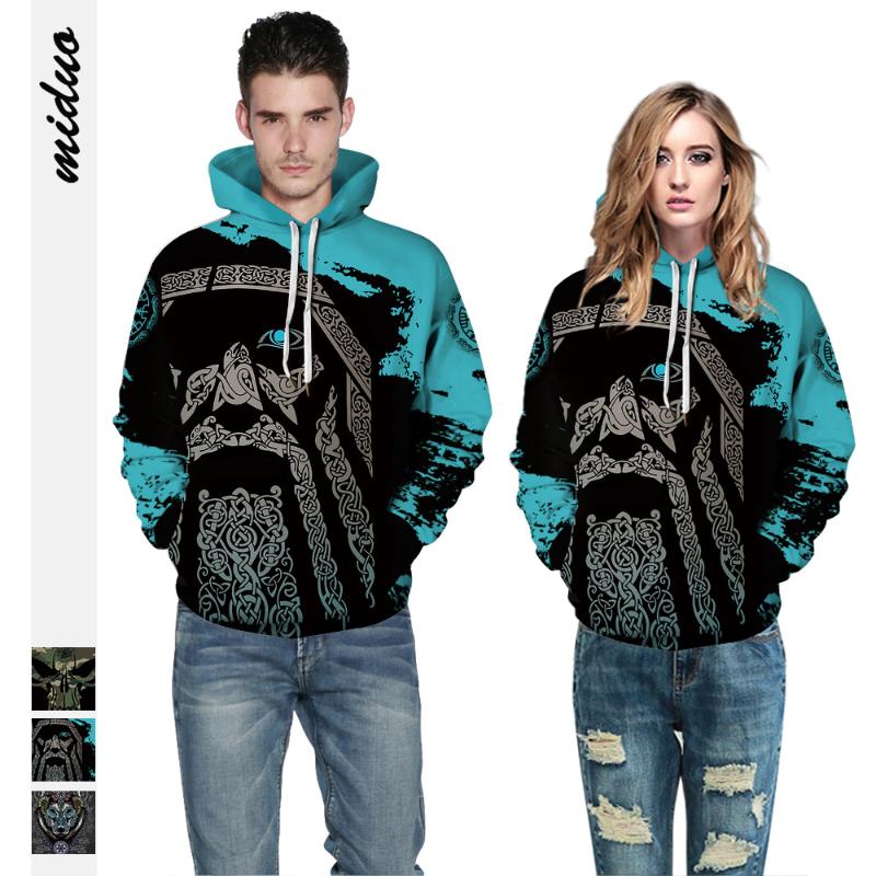 Men' Hoodies & Sweatshirts Halloween Fashion Product Viking Skull Digital Printing Couple Autumn Long-sleeved Hooded Sweater Baseball Unifo
Men' Hoodies & Sweatshirts Halloween Fashion Product Viking Skull Digital Printing Couple Autumn Long-sleeved Hooded Sweater Baseball Unifo