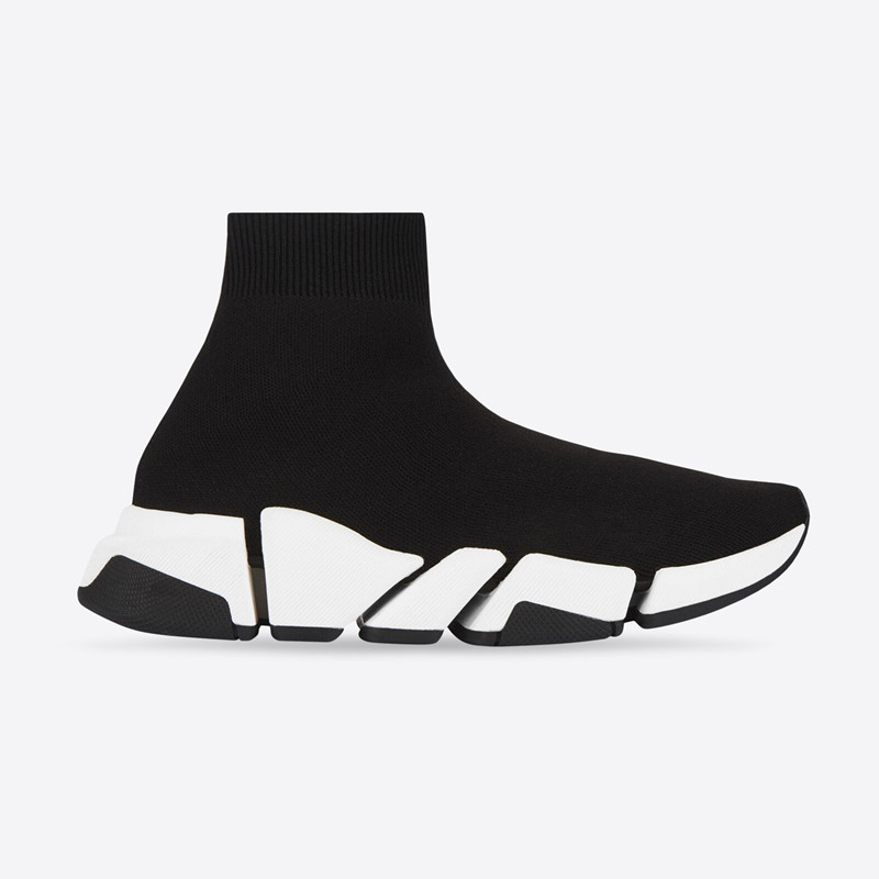 High quality fashion men casual socks shoes women sports shoe stretch knit boots platform breathable With box large size 35-46, Black
High quality fashion men casual socks shoes women sports shoe stretch knit boots platform breathable With box large size 35-46, Black