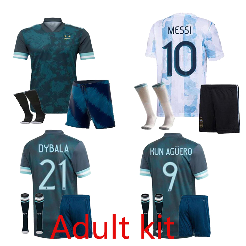Thailand 2021 Argentina adult Soccer Jerseys Shorts Socks Full Uniform Set kits 21 22 Argentine Child DYBALA KUN AGUERO MESSI Copa america Football Shirts
Thailand 2021 Argentina adult Soccer Jerseys Shorts Socks Full Uniform Set kits 21 22 Argentine Child DYBALA KUN AGUERO MESSI Copa america Football Shirts