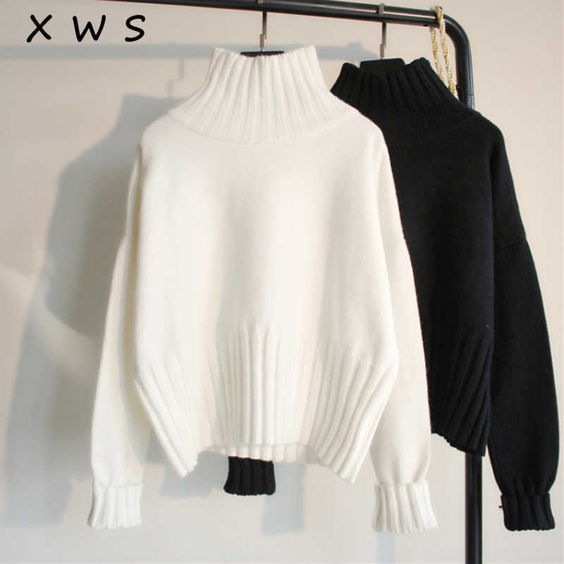 warm turteneck Autumn winter Sweater Pullovers Women Long Sleeve thick female Sweater female Jumpers white sweater top 210604, Black
warm turteneck Autumn winter Sweater Pullovers Women Long Sleeve thick female Sweater female Jumpers white sweater top 210604, Black