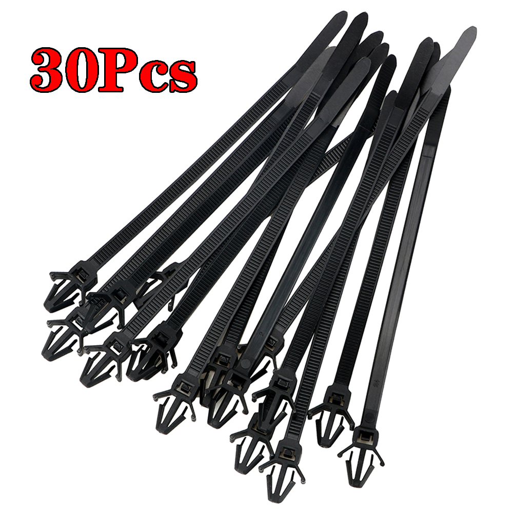 Car Wiring Harness Fastener Clamp Clips Cable Ties Management Auto Wire Organizers Car-styling Accessories