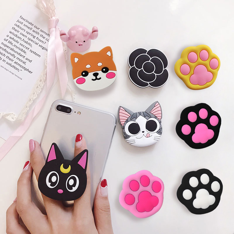 Cute Cartoon Mobile Phone Bracket Luxury For iPhone Huawei Xiaomi Bracket Airbag Bracket Socket Grip Finger Holder, White paw
Cute Cartoon Mobile Phone Bracket Luxury For iPhone Huawei Xiaomi Bracket Airbag Bracket Socket Grip Finger Holder, White paw