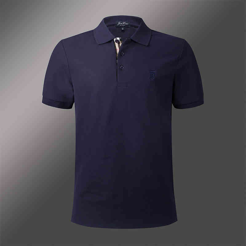 Live Broadcast Summer Home b Placket Lattice Tube Tb Embroidered Men' Short Sleeve Lapel Polo Shirt Polo, White
Live Broadcast Summer Home b Placket Lattice Tube Tb Embroidered Men' Short Sleeve Lapel Polo Shirt Polo, White