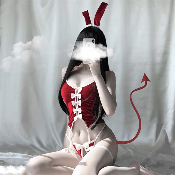 Black Red Rabbit Bodysuit Erotic Outfit for Woman Bunny Girl Sexy Anime Cosplay Costume Wrapped Chest Sweet Gift for Girlfriend
Black Red Rabbit Bodysuit Erotic Outfit for Woman Bunny Girl Sexy Anime Cosplay Costume Wrapped Chest Sweet Gift for Girlfriend
