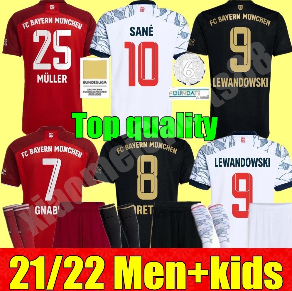 2021 2022 Bayern RIBERY HUMMELS Soccer jerseys Munich adult Men kids kit 21 22 VIDAL LEWANDOWSKI MULLER SANE home away 3rd child Football uniform, Adult 3rd+league patch
2021 2022 Bayern RIBERY HUMMELS Soccer jerseys Munich adult Men kids kit 21 22 VIDAL LEWANDOWSKI MULLER SANE home away 3rd child Football uniform, Adult 3rd+league patch