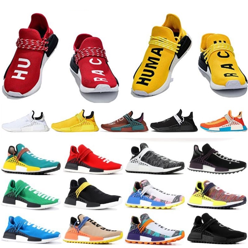 Pharrell Williams NMD Human Race Mens Women Running Shoes Triple White BBC Solar Pack Yellow Blue Nerd Heart Mind Sports Outdoor Shoe
Pharrell Williams NMD Human Race Mens Women Running Shoes Triple White BBC Solar Pack Yellow Blue Nerd Heart Mind Sports Outdoor Shoe