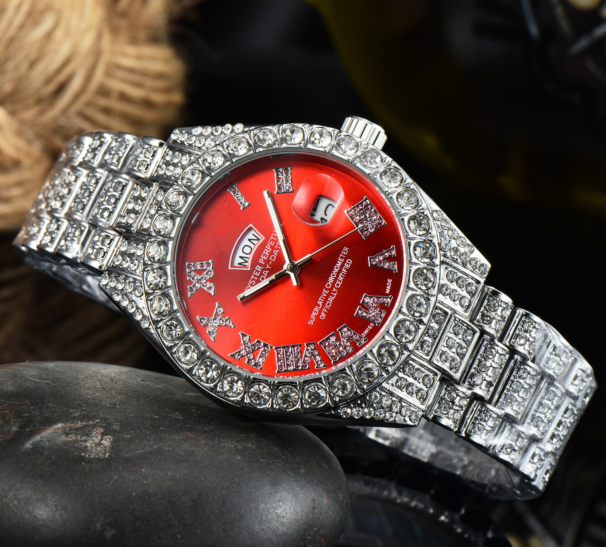 Top sale mens women watches iced out quartz movement all diamond watch casual dress wristwatch lifestyle clock for lover analog montre de luxe rox, 15
Top sale mens women watches iced out quartz movement all diamond watch casual dress wristwatch lifestyle clock for lover analog montre de luxe rox, 15