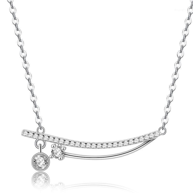 Sweet Accessories 925 Sterling Silver Necklace Female Gift For Women Clavicle Chain Simple Pendant Lover's Fine Jewelry G0043 Chains
Sweet Accessories 925 Sterling Silver Necklace Female Gift For Women Clavicle Chain Simple Pendant Lover's Fine Jewelry G0043 Chains