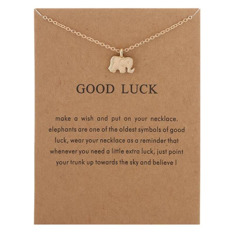 Pendant Necklaces Elephant Clavicle Chain Little Creative Card Color Preserving Necklace
Pendant Necklaces Elephant Clavicle Chain Little Creative Card Color Preserving Necklace