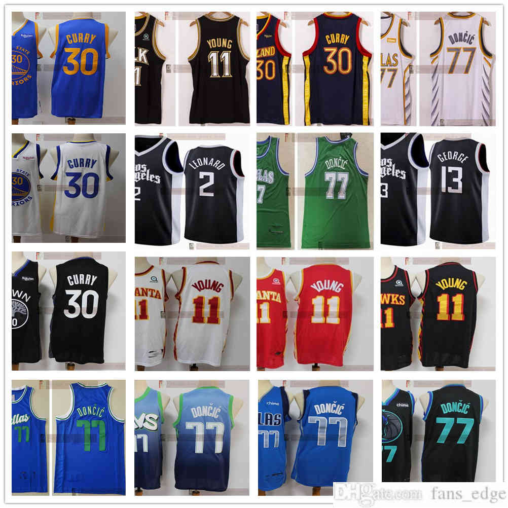 2021 New City Baskeball 77 Luka 30 Stephen Doncic Curry Jerseys Stitched 11 Trae Black Young 2 Kawhi 13 Paul Leonard George Jerseys, Black;red
2021 New City Baskeball 77 Luka 30 Stephen Doncic Curry Jerseys Stitched 11 Trae Black Young 2 Kawhi 13 Paul Leonard George Jerseys, Black;red