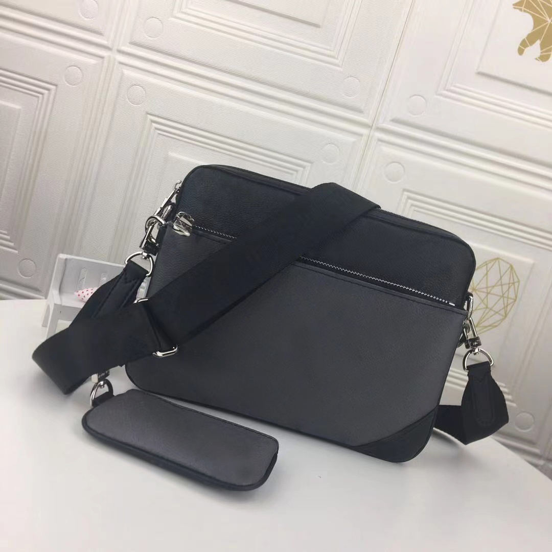 High Quality Designer TRIO Messenger Bag Eclipse Reverse Canvas Mens Crossbody 3 Piece Set Fashion Leather Man Shoulder Bags With Purse Wallet Clutch, Silver flower l2
High Quality Designer TRIO Messenger Bag Eclipse Reverse Canvas Mens Crossbody 3 Piece Set Fashion Leather Man Shoulder Bags With Purse Wallet Clutch, Silver flower l2
