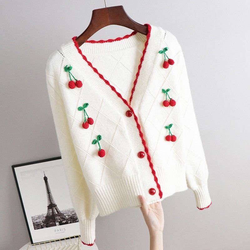 Women's Sweaters Autumn and winter short women's jacket fashions long-sleeve temperament style with cherry neckline cardigan mesh NN8W, 1# shoe box
Women's Sweaters Autumn and winter short women's jacket fashions long-sleeve temperament style with cherry neckline cardigan mesh NN8W, 1# shoe box