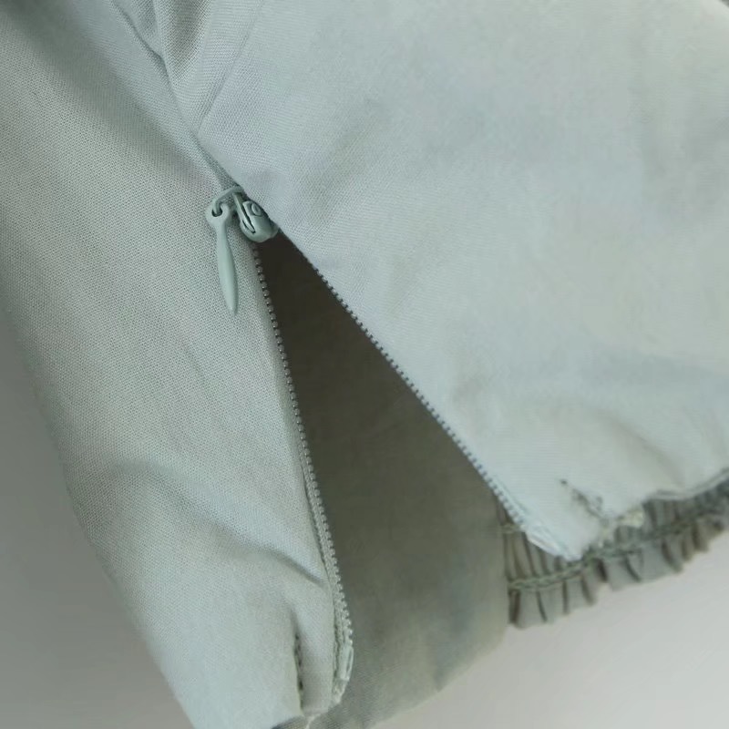 Retro Elastic Ruched High Waist Cropped Shirt Sexy Women Square Collar Pullover Blouse Long Sleep Leg Sleeve Tops 210429