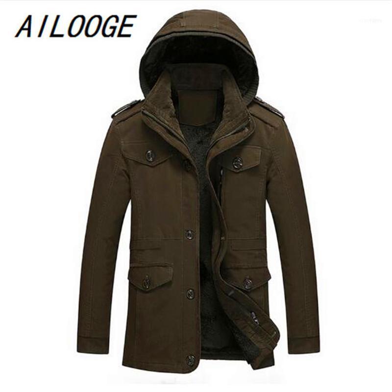 Men's Down & Parkas AILOOGE Jacket 2021 Arrival For Autumn And Winter Thickening Of Cotton Fashion Overcoat Four Colors Plus Size, Black
Men's Down & Parkas AILOOGE Jacket 2021 Arrival For Autumn And Winter Thickening Of Cotton Fashion Overcoat Four Colors Plus Size, Black