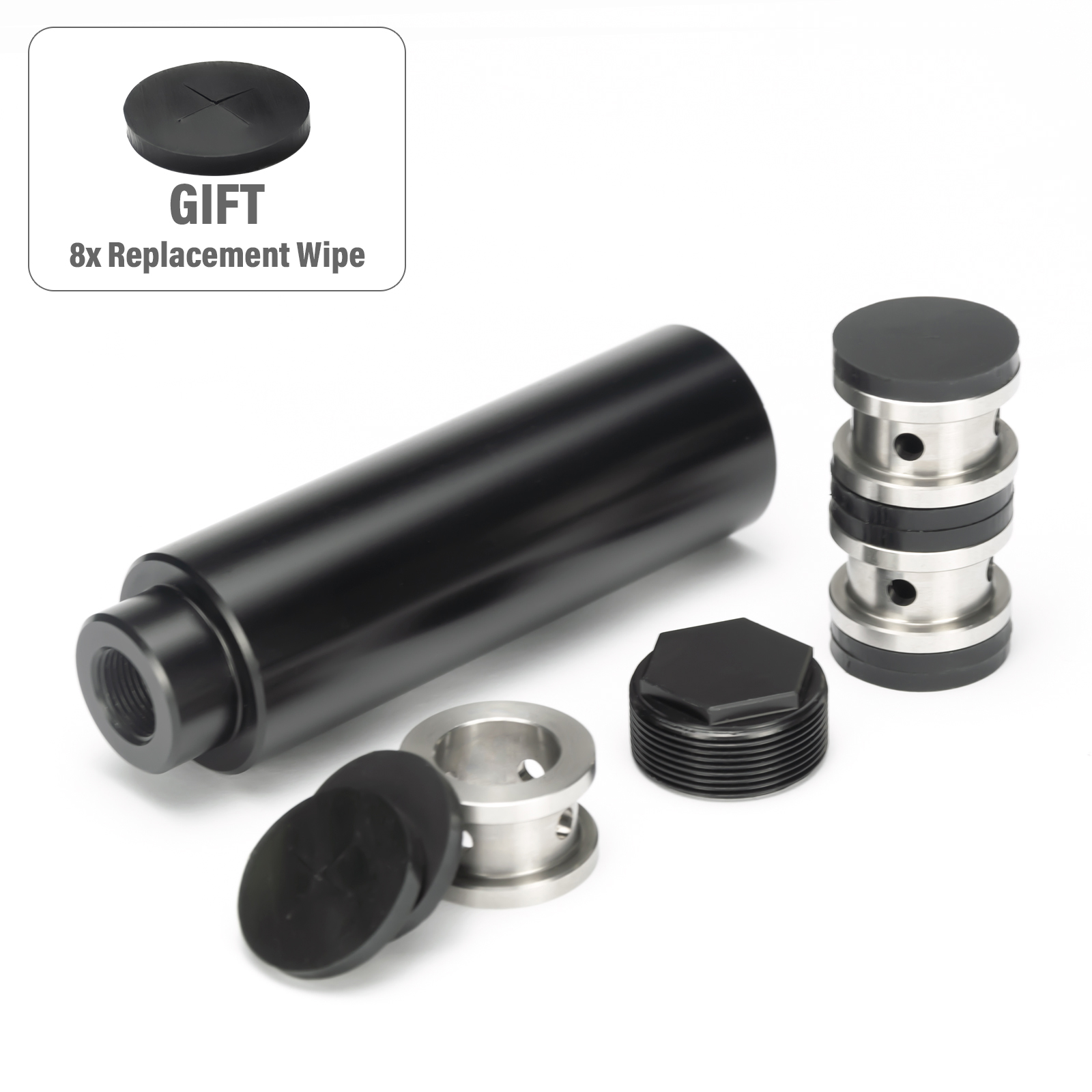 TOD-24h Tactical Accessories Hunting Mini 1.2"OD 4''L Aluminum 8pcs Neoprene Wipes 1/2-28 5/8-24 Monocore Solvent Trap No Booster Needed Aurora Napa 4003 Fuel Filter
TOD-24h Tactical Accessories Hunting Mini 1.2"OD 4''L Aluminum 8pcs Neoprene Wipes 1/2-28 5/8-24 Monocore Solvent Trap No Booster Needed Aurora Napa 4003 Fuel Filter