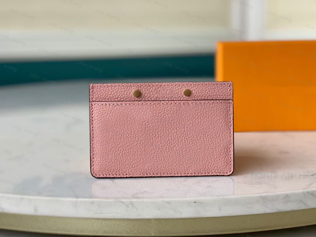 Luxurys Designers Card holder Wallets Key Top quality Genuine Leather Holders Fashion handbag Men Women's COIN free Black Lambskin mini Purse Pocket Interior Slot, Rose red
Luxurys Designers Card holder Wallets Key Top quality Genuine Leather Holders Fashion handbag Men Women's COIN free Black Lambskin mini Purse Pocket Interior Slot, Rose red