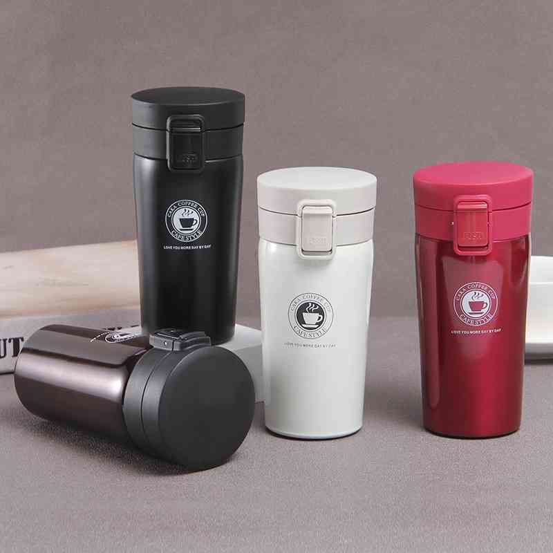 Stainless steel vacuum mug business office gift water xingba car bouncing coffee cup printed, Red
Stainless steel vacuum mug business office gift water xingba car bouncing coffee cup printed, Red