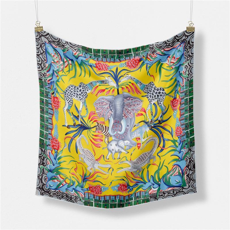 Scarves 53cm Animal Kingdom Elephant Giraffe Square Design Horse Luxury Silk Women Scarf Bandana Headband Fashion Hijab Neckerchief, Blue;gray
Scarves 53cm Animal Kingdom Elephant Giraffe Square Design Horse Luxury Silk Women Scarf Bandana Headband Fashion Hijab Neckerchief, Blue;gray