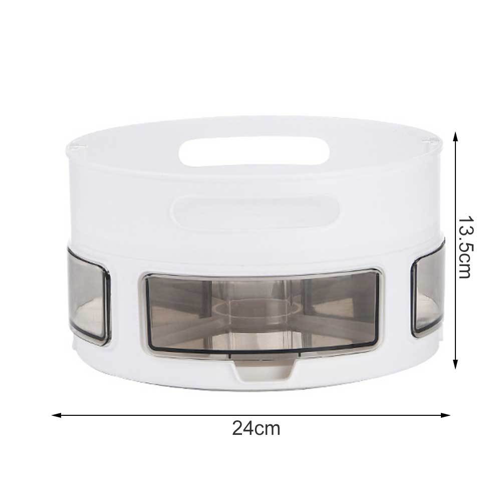 Rotating Storage Box Household Desktop Organizer Multifunctional Storage Box Kitchen Storage Supplies Seasoning Bottle Jar Wine