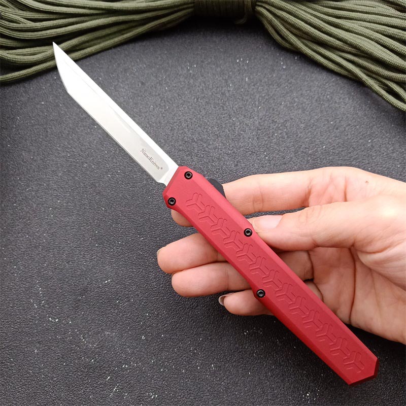 SLM Combat Double Action 2nd Edition Red Tactical Automatic knife D2 STeel blade Aviation AluminumT6-6061 Handle Benchmade Scarab Knife
SLM Combat Double Action 2nd Edition Red Tactical Automatic knife D2 STeel blade Aviation AluminumT6-6061 Handle Benchmade Scarab Knife