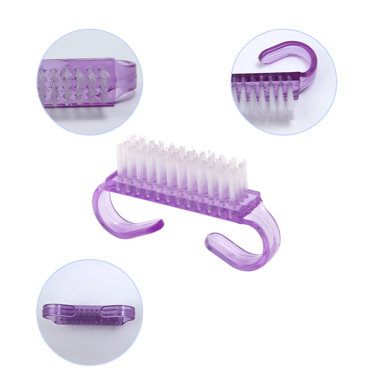 Manicure Pedicure Tools Nail brushes horn brush cleaning dust stive removal nails accessories 68mm x35mm size 500 pcs a lot