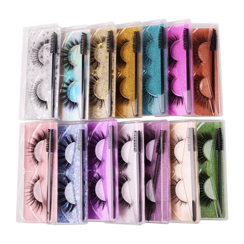 3D Mink Eyelashes with Macarasa Brush Set Handmade Faux Fake Lashes Natural Soft Thick Long Eye Lash Pack Ultra Wispy False Eyelash Kit Extension for Beauty Makeup 
3D Mink Eyelashes with Macarasa Brush Set Handmade Faux Fake Lashes Natural Soft Thick Long Eye Lash Pack Ultra Wispy False Eyelash Kit Extension for Beauty Makeup
