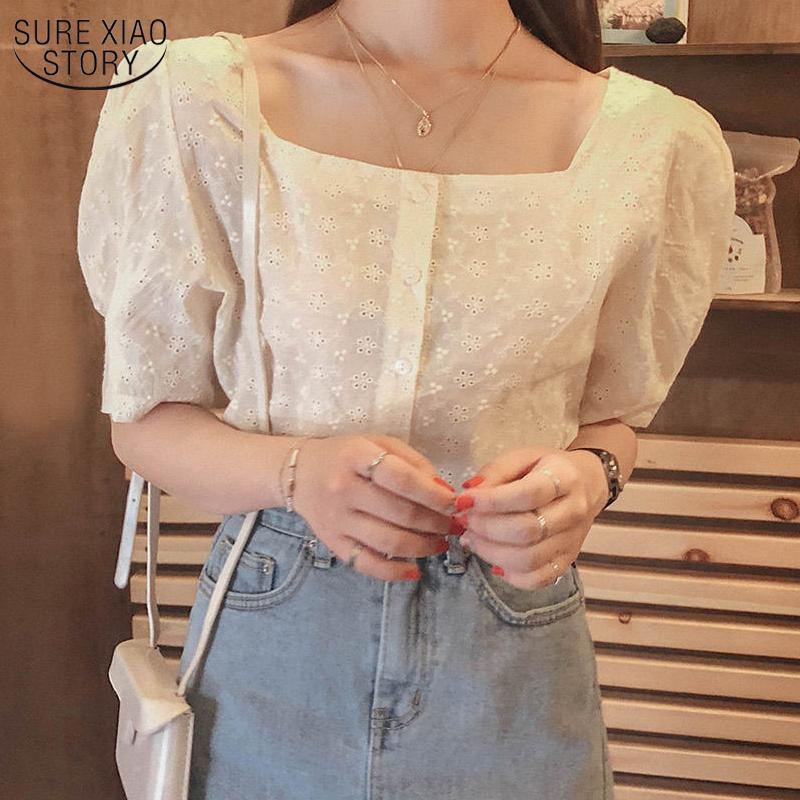 Women's Blouses & Shirts Plus Size Women Square Embroidery Lace Shirt Summer Casual Tops Short Sleeve Linen Cotton Girls Blouse 10107, White
Women's Blouses & Shirts Plus Size Women Square Embroidery Lace Shirt Summer Casual Tops Short Sleeve Linen Cotton Girls Blouse 10107, White
