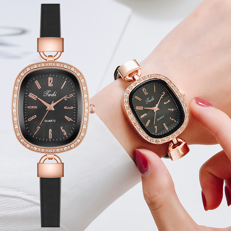Top Brand Women Bracelet Watches Ladies Thin Leather Strap Rhinestone Ladies Wrist Watch Arabic Numerals Dial Quartz Clock Gifts, Slivery;brown 
Top Brand Women Bracelet Watches Ladies Thin Leather Strap Rhinestone Ladies Wrist Watch Arabic Numerals Dial Quartz Clock Gifts, Slivery;brown