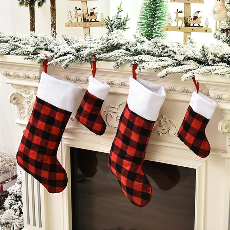 Christmas Decorations Tockings Gift Holders Lovely Fireplace Door Wall Xmas Tree Large Small Stockings Fabric Socks Holiday Decoration
Christmas Decorations Tockings Gift Holders Lovely Fireplace Door Wall Xmas Tree Large Small Stockings Fabric Socks Holiday Decoration