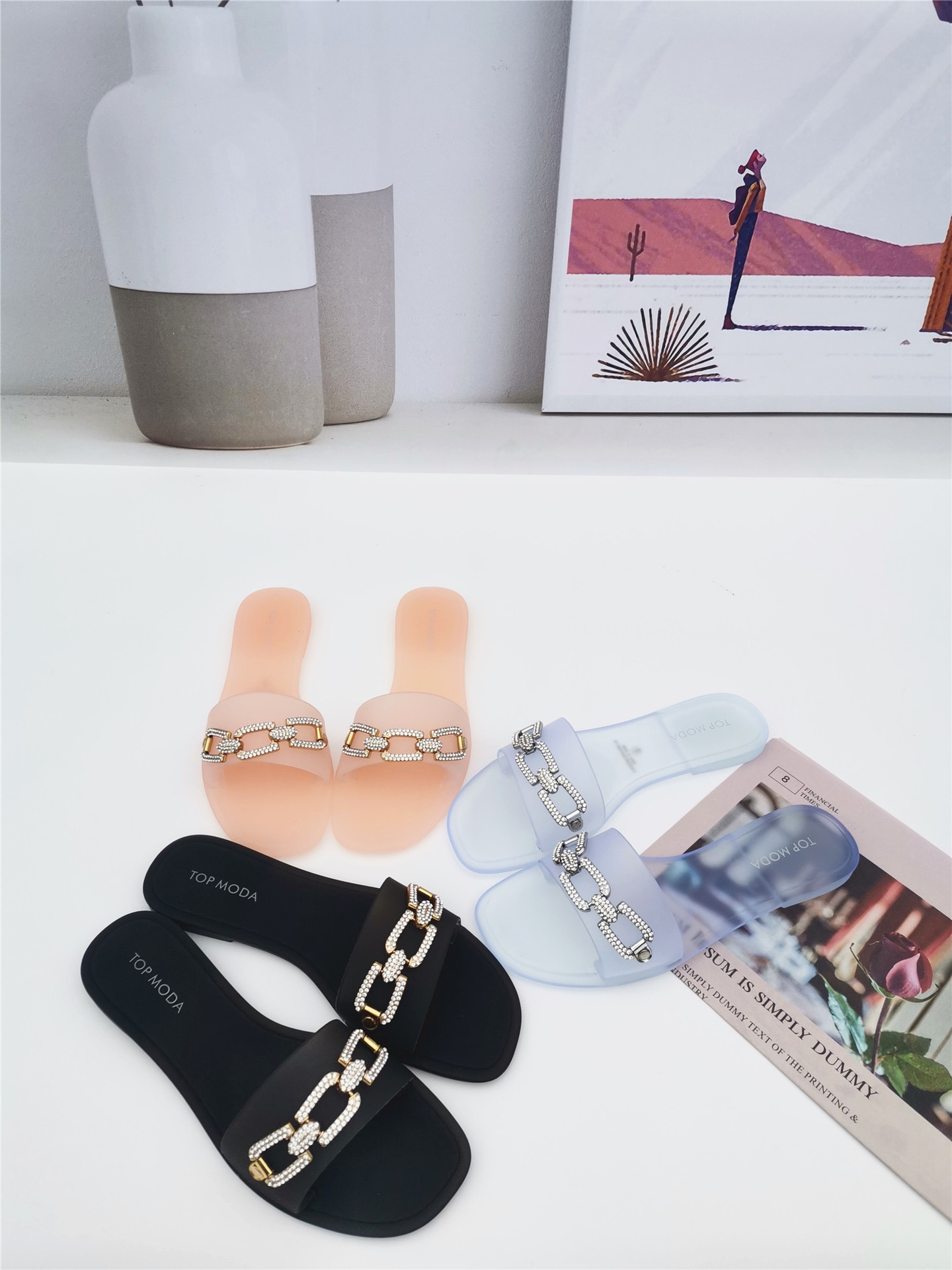 Women's Outdoor Slippers 2021 Fashion Summer Casual Flat Beach Open Toe Sandals, Black
Women's Outdoor Slippers 2021 Fashion Summer Casual Flat Beach Open Toe Sandals, Black