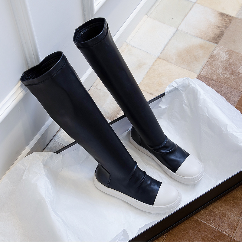 Boots Ro over knee boots womens 2021 autumn winter large length versatile simple thick soled elastic inverted, Knee length black
Boots Ro over knee boots womens 2021 autumn winter large length versatile simple thick soled elastic inverted, Knee length black