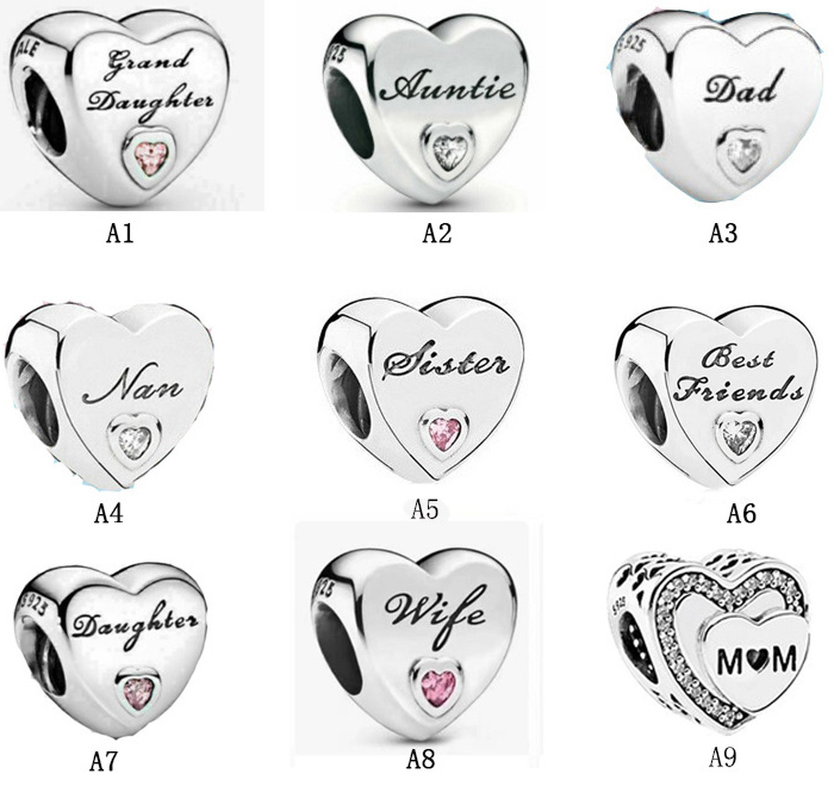 Designer Jewelry 925 Silver Bracelet Charm Bead fit Pandora Series Love Style Lovers Hanging Slide Bracelets Beads European Style Charms Beaded Murano, Bronze;silver
Designer Jewelry 925 Silver Bracelet Charm Bead fit Pandora Series Love Style Lovers Hanging Slide Bracelets Beads European Style Charms Beaded Murano, Bronze;silver