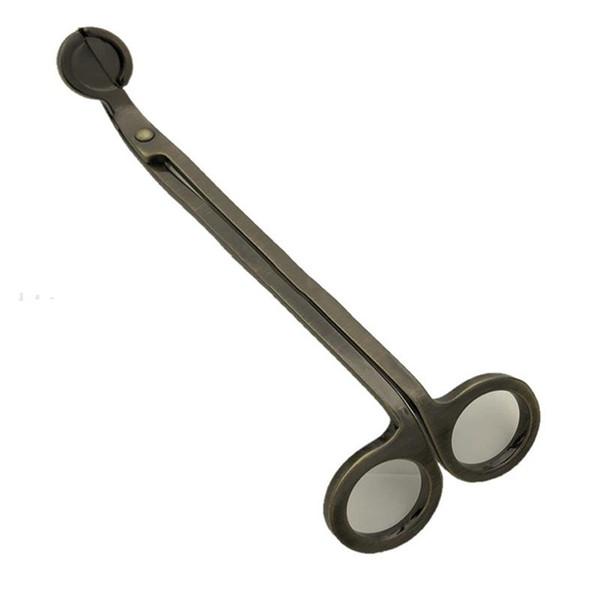 DHL Stainless Steel Snuffers Candle Wick Trimmer Rose Gold Candle Scissors Cutter Candle Wick Trimmer Oil Lamp Trim scissor Cutter