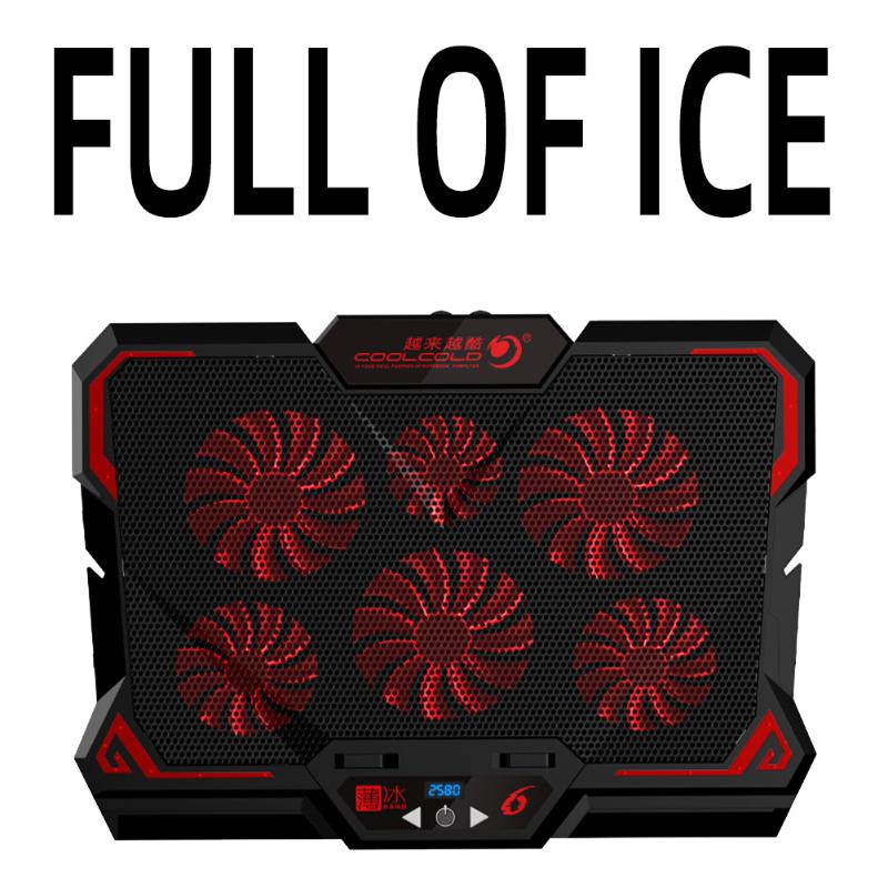 Laptop Cooler Cooling Pad Slim Portable USB Powered (6 Fans) Good Effect For Games 417*300*30MM Pads
Laptop Cooler Cooling Pad Slim Portable USB Powered (6 Fans) Good Effect For Games 417*300*30MM Pads