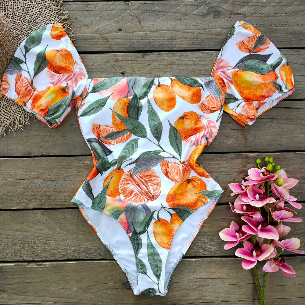 Swimsuit Women Swimwear Push Up Monokini Sexy Bodysuit Print Bathing Suit Female Beachwear Swim Wear Beach 210611