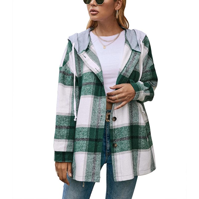 Women's Jackets Womens Plaid Hoodie Jacket Long Sleeve Casual Hooded Zip Up Sweatshirt Tops Autumn Winter Colthes, Black;brown
Women's Jackets Womens Plaid Hoodie Jacket Long Sleeve Casual Hooded Zip Up Sweatshirt Tops Autumn Winter Colthes, Black;brown