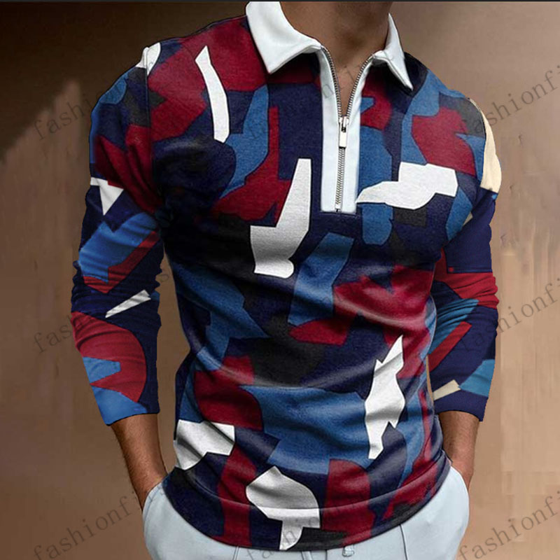 Zipper polo shirts for men Designer Stripe shirts Plaid Striped Solid Printing Clothing Color contrast check pattern Tees Spring Autumn Europe Size Long Sleeve top, P22
Zipper polo shirts for men Designer Stripe shirts Plaid Striped Solid Printing Clothing Color contrast check pattern Tees Spring Autumn Europe Size Long Sleeve top, P22