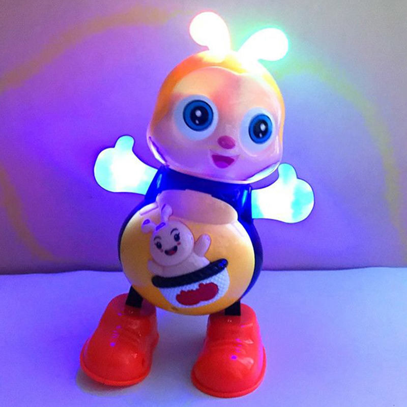 Electronics RobotsElectronic Robots Dog Toy Music Light Dance Walk Cute Baby Gift 3-4-5-6 Years Old Kids Toys Toddlers Animals B