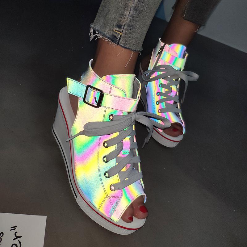 Dress Shoes Casual Fashion Breathable Sports Sandals Ankle Strap High Summer Women Open Toe Thick Platform Beach, Multi
Dress Shoes Casual Fashion Breathable Sports Sandals Ankle Strap High Summer Women Open Toe Thick Platform Beach, Multi