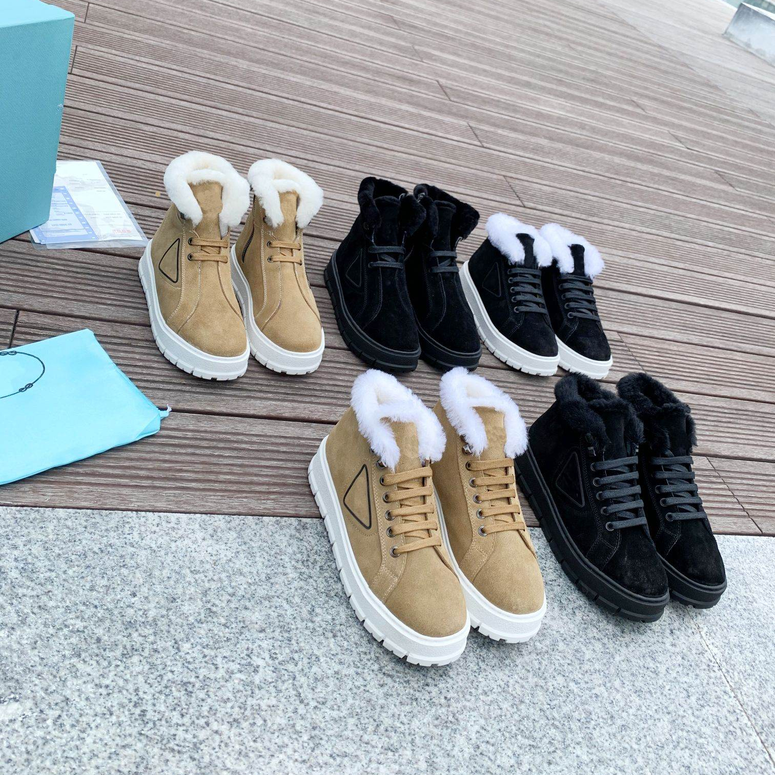 Designer Nylon Women Snow Suede Lace-up Ankle Boots Flat Lace Up Winter Platform Ladies Warm Shoes Flock Fur Boot Size 35-42
Designer Nylon Women Snow Suede Lace-up Ankle Boots Flat Lace Up Winter Platform Ladies Warm Shoes Flock Fur Boot Size 35-42