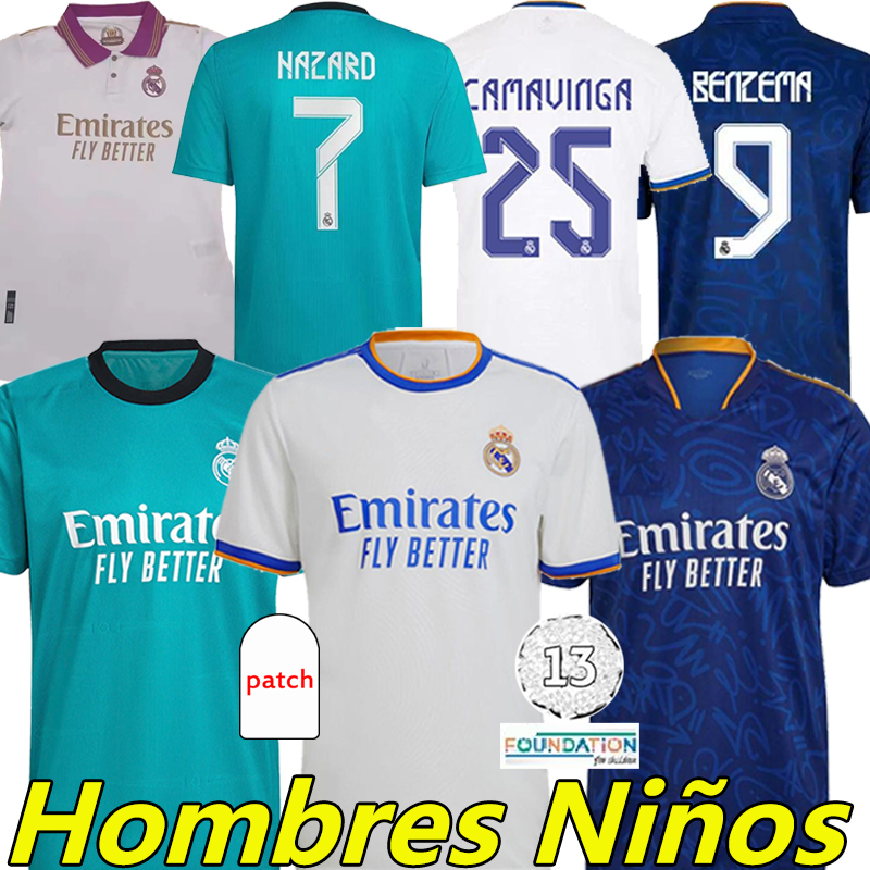 21/22 Real madrid soccer jerseys champion version 2021 2022 HAZARD ISCO CAMAVINGA MODRIC football shirt BENZEMA ALABA KROOS MARCELO men women kids kits uniforms, 21-22 third
21/22 Real madrid soccer jerseys champion version 2021 2022 HAZARD ISCO CAMAVINGA MODRIC football shirt BENZEMA ALABA KROOS MARCELO men women kids kits uniforms, 21-22 third