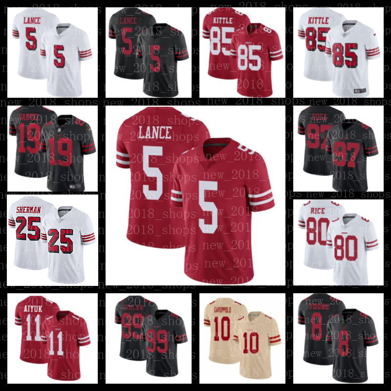 5 Trey Lance 85 George Kittle Jerseys Football San Jersey Francisco 49ers Men 10 Jimmy Garoppolo Raheem Mostert Nick Bosa Fred Warner Brandon Aiyuk Deebo Samuel, Women jersey
5 Trey Lance 85 George Kittle Jerseys Football San Jersey Francisco 49ers Men 10 Jimmy Garoppolo Raheem Mostert Nick Bosa Fred Warner Brandon Aiyuk Deebo Samuel, Women jersey