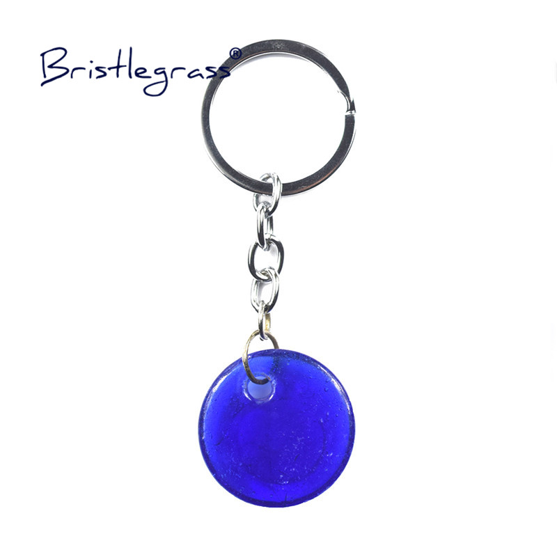 Turkish Blue Evil Eye Key Chains Ring Holder Keychain Amulets Lucky Charm Glass Hanging Pendant Blessing Protection