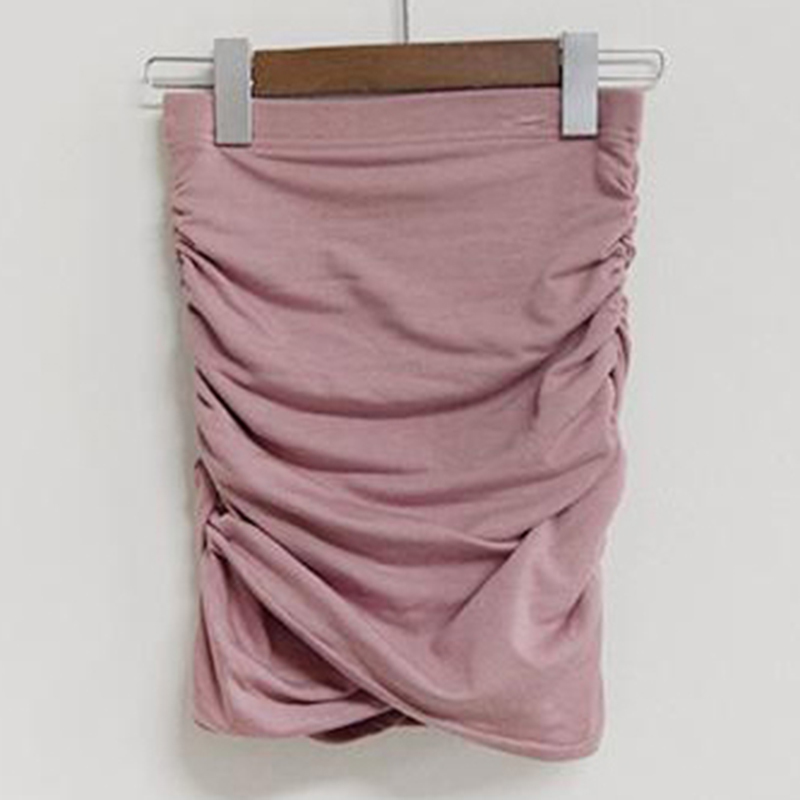 Pleated Stretch Sexy Black Female Skirt Korean Light Gray Short High Waist Bag Hip Mini Women Faldas Cortas 12181 210508