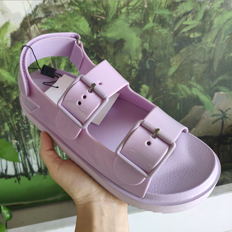 Women Flat Rubber Sandals Platform Button Shoes Letter Slides Fashion Off-white Mule Non-slip With Two Straps NO299, Color 2
Women Flat Rubber Sandals Platform Button Shoes Letter Slides Fashion Off-white Mule Non-slip With Two Straps NO299, Color 2